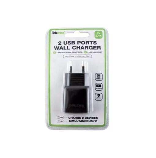 TEKMEE USB Wall Charger 2 Ports x 2.4A - Image 2