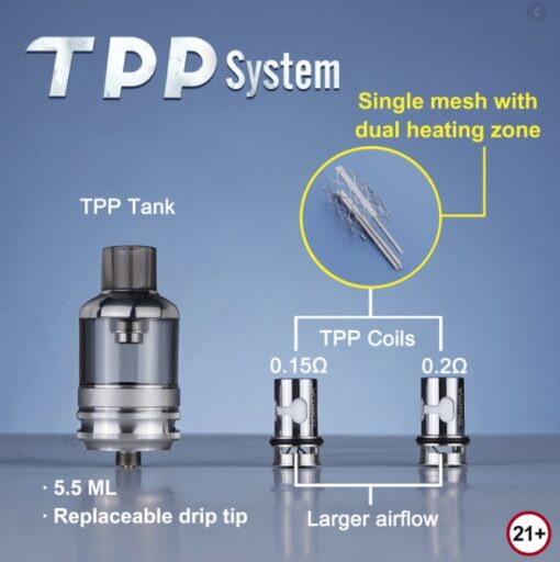 VOOPOO TPP Coils (for Drag X Plus Kit) - Image 2