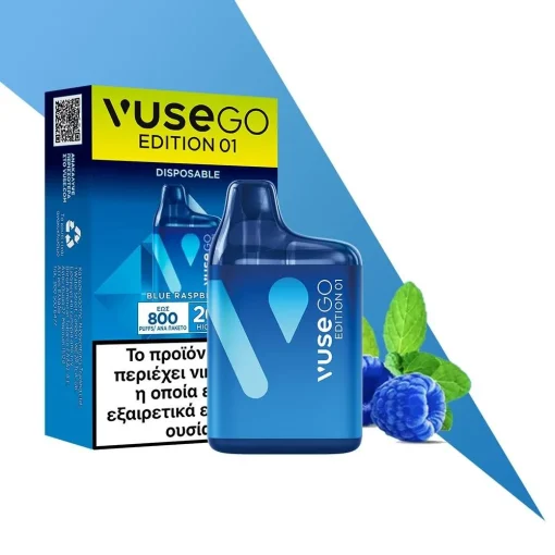 VUSE Go Edition 01 800puffs 20mg - Blue Raspeberry