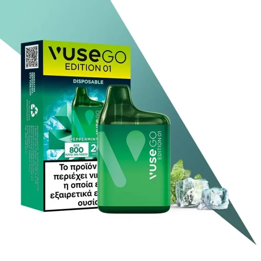 VUSE Go Edition 01 800puffs 20mg - Peppermint Ice