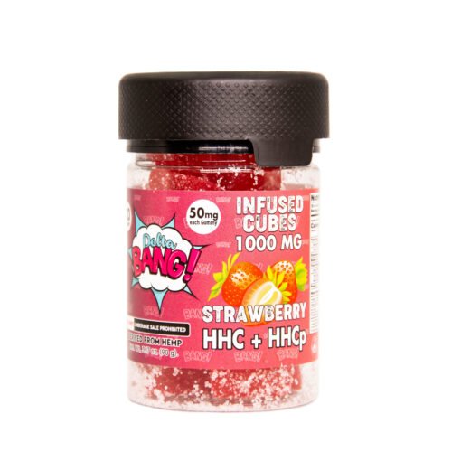 DELTA BANG HHC HHCP Gummies Strawberry