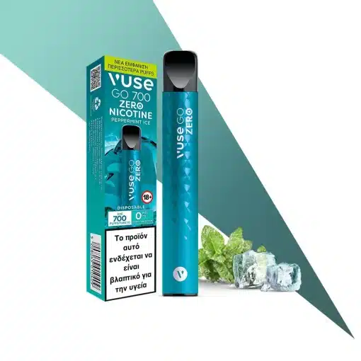 VUSE Go Zero 0mg 700puffs Peppermint Ice - Image 2