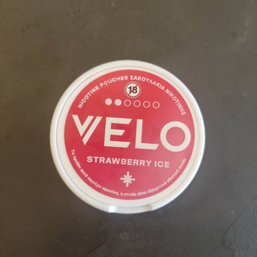 VELO Nicotine Pouches 6mg 15pcs - Strawberry Ice
