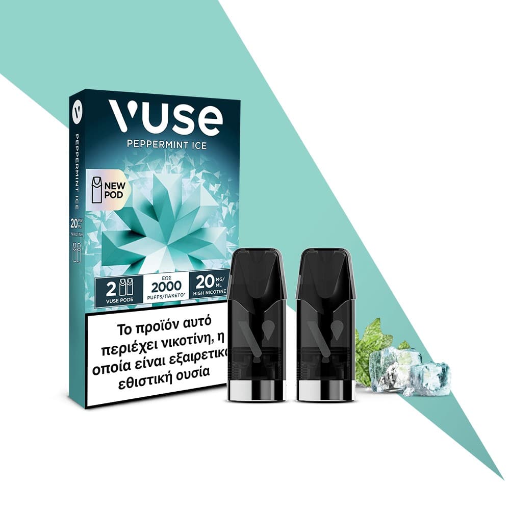 VUSE 2 Pods 1900puffs - Peppermint Ice 0mg